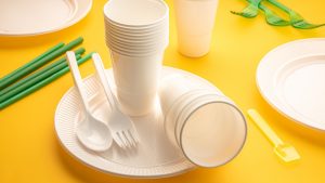 disposable plastic cups plates and glasses