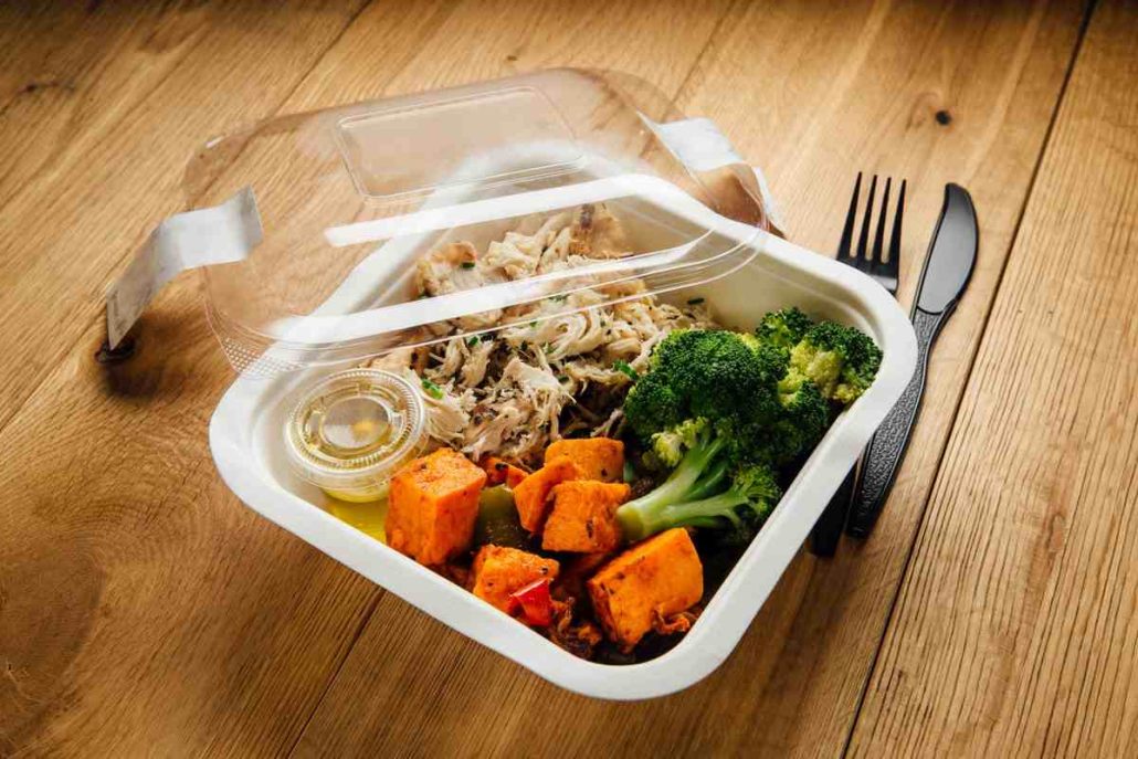 disposable plastic containers can be used to